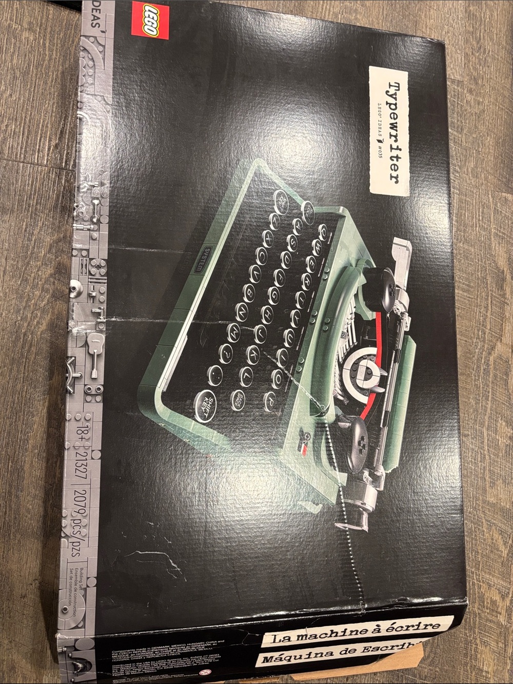 Lego Mint Green Vintage Typewriter Model